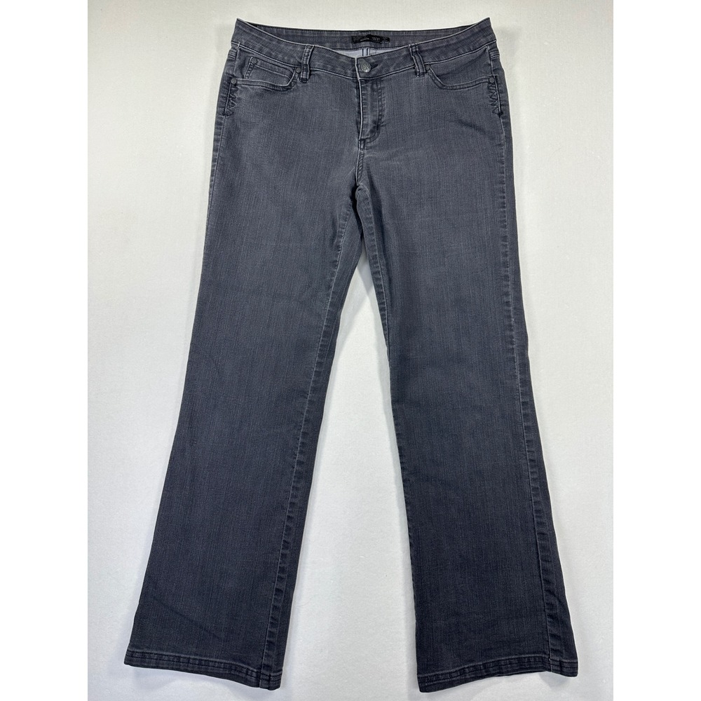 Prana Bootcut Jeans Womens 12/31 Grey Organic Cotton Stretch Denim Regular‎